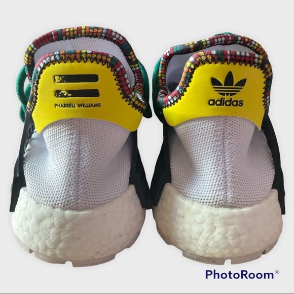 π₯ π Like New π Adidas Pharrell Williams Human Race Sneakers Shoes ~ Size 9 π₯ - Picture 6 of 11